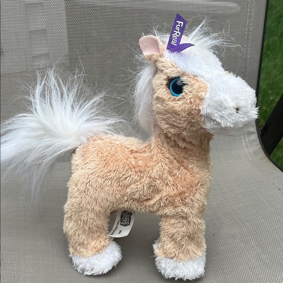 Other - Tan and White Plush Pony